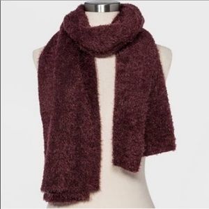 3/20 Sale:Wild Fable/ Maroon Fuzzy Scarf
